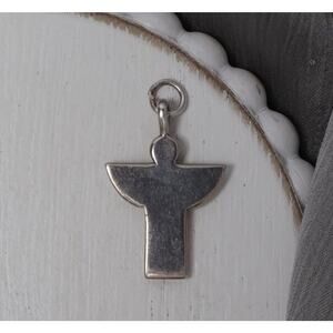 Retired James Avery 925 Angel Pendant / Charm 4.2G / 1.1in